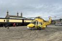 Air ambulance lands in West Bay