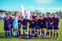 Witton Wasps Under 13s celebrate winning the President's Cup