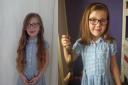 CHOPPED: Chaise Lannon has donated her hair to The Little Princess Trust