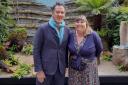Julie had the chance to meet some gardening celebrities, including Monty Don