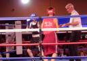 Bridport boxing coach Alan Slaney, right Picture: BRIAN HONNOR