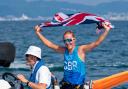 Emma Wilson took bronze in the women's RS:X at Tokyo 2020 Picture: SAILING ENERGY/WORLD SAILING