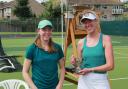Amelia Smith, left, and Jo Little, ladies singles finalists Picture: LRTC