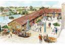 How the changes might look at Abbotsbury Tithe Barn, courtesy Kevin Morris Planning and Illchester Estates