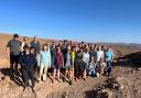 Trekkers in the Sahara Desert for a previous Weldmar Hospicecare fundraising challenge