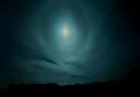 Lunar halo captured in Dorset