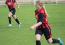 Holly Perryment scored five times for Bridport Ladies