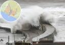 West Bay saw flooding after Storm Ciaran late last year