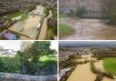 The plans are set to reduce flooding for the rivers (Clockwise from left) Brit, Asker, Simene and Mangerton