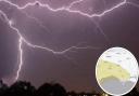 Thunderstorms are to be expected for parts of Dorset tomorrow evening
