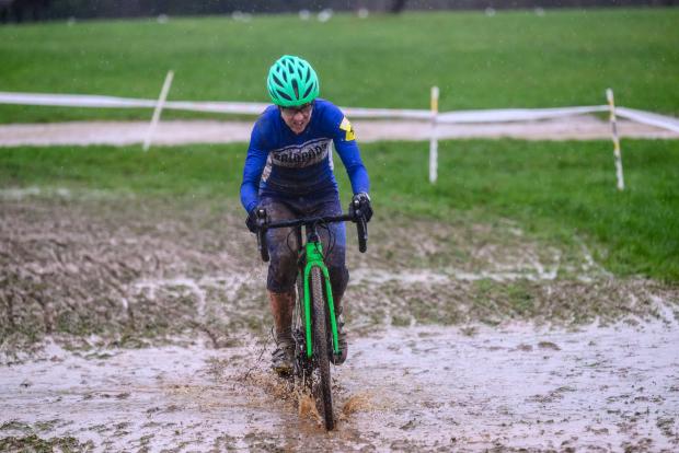 Bridport and Lyme Regis News: Catriona Ross battled the elements at Ardingly Picture: BASIL THORNTON PHOTOGRAPHY