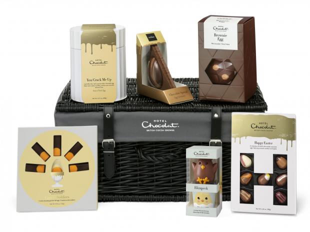 Bridport and Lyme Regis News: The Ultimate Easter Hamper from Hotel Chocolat. Credit: Hotel Chocolat