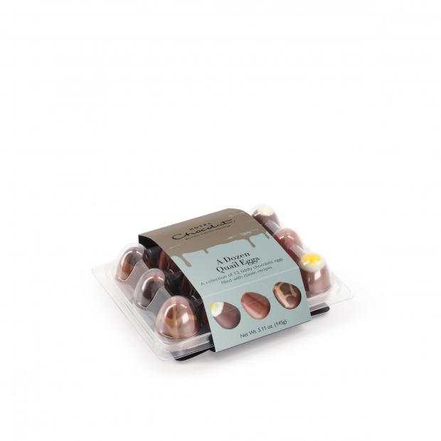 Bridport and Lyme Regis News: a dozen chocolate ‘quails eggs’ Credit: Hotel Chocolat 