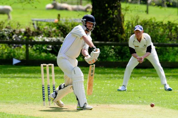 Martin Langford scored 45 for new club Uplyme Picture: GRAHAM HUNT