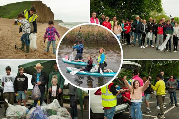 The third 'From Street to Sea' litter pick cleaned up Bridport at the weekend