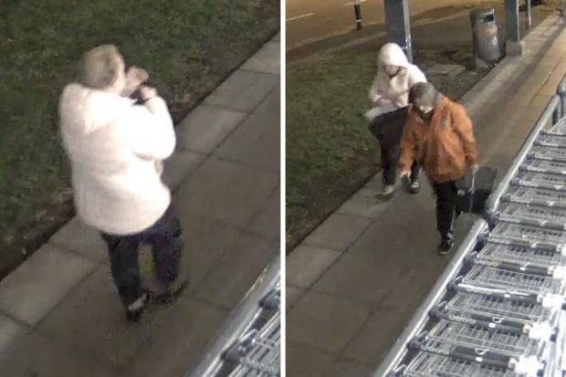 CCTV images release by police after magazines were stolen outside Co-op in Corfe Mullen