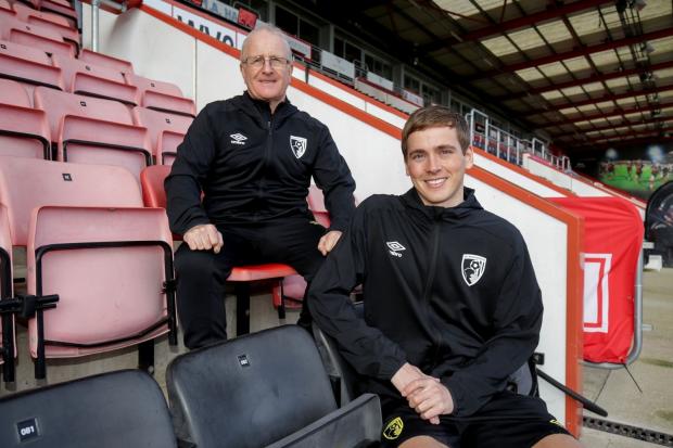 Head of player progression Joe Roach (left) and new Academy manager Sam Gisborne (right) (Pic: AFC Bournemouth /  afcb.co.uk)