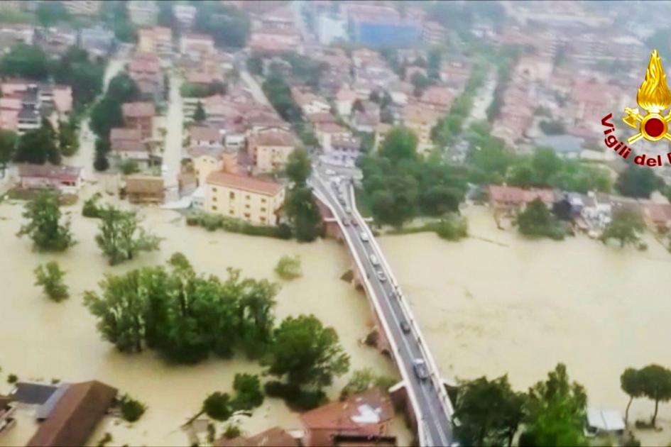 At least five dead as heavy rains in Italy burst riverbanks and flood towns