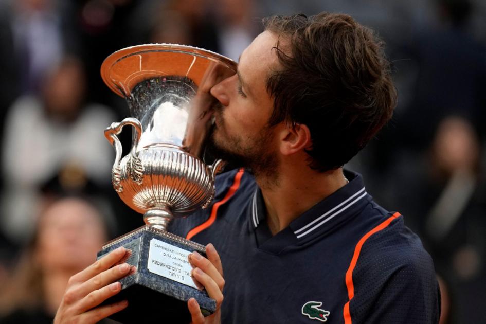 Daniil Medvedev to move above world number two Novak Djokovic following Rome win