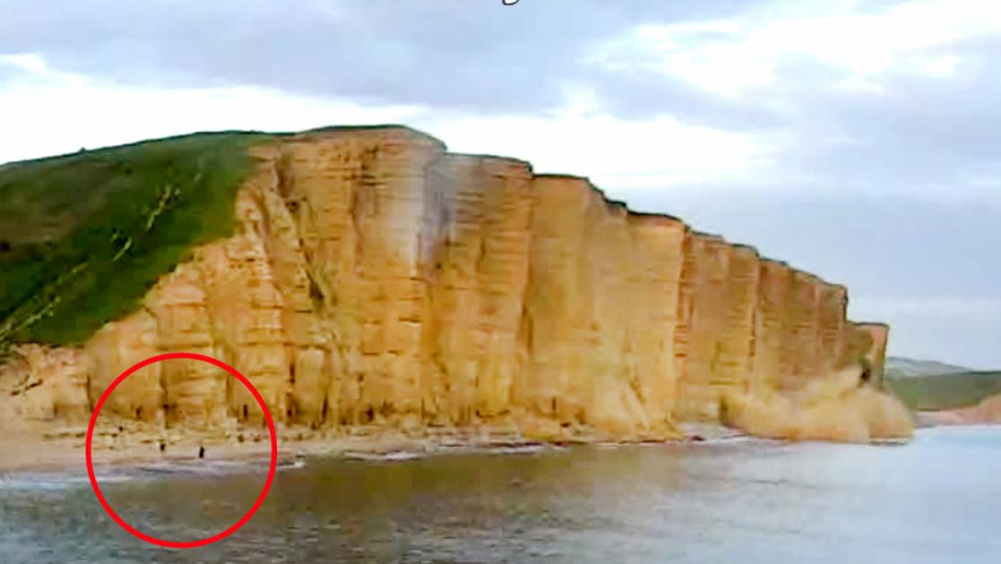 WATCH: Video of West Bay rockfall