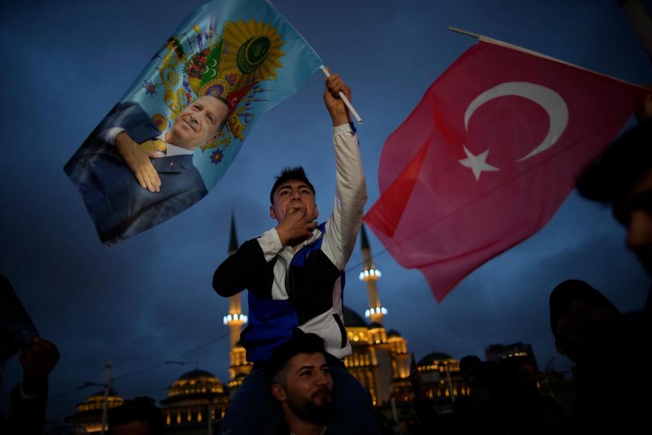Erdogan declares victory in Turkey’s presidential election