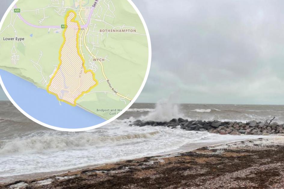 West Dorset on flood alert with high tides expected 
