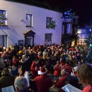 The annual Carols Around the Tree will return to Lyme Regis once again