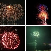 Fireworks captured by Dorset Echo readers