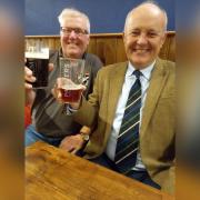Beerex Chairman Ellis Ford and Cleeves Palmer from Palmers Brewery Picture: Beerex