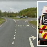 A speed camera set up near Miles Cross, Bridport caught an average of more than 44 drivers a week breaking the limit Main picture: Google Maps