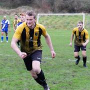 Fred Parsons scored twice for Lyme to help sink Elmore Seconds