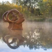 Search for Enlightenment by Simon Gudgeon. Picture: Sculpture by the Lakes