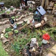The fairy garden at 21 Chestnut Road, Brockenhurst, Hants, supporting NGS Picture: Mary Hayter/PA