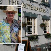 John Baker has been the landlord of the Ropemakers, in West Street, for more than 15 years