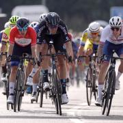 Cees Bol of Team DSM wins stage two of the AJ Bell Tour of Britain from Hawick to Duns in Scotland. Picture date: Monday September 5, 2022. Picture: STEVE WELSH/PA WIRE