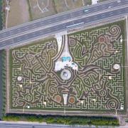 The world’s largest hedge maze, created by Dorset company Adrian Fisher Design Ltd in Ningbo, China