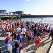 West Bay Wallow Boxing Day Swim, 2022. Pictures: Graham Hunt Photography