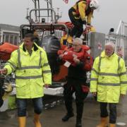 Rescuers took Mr Everett ashore