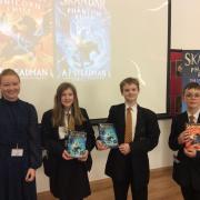 From left to right, AF (Annabel) Steadman, Maisie, Keytan and George