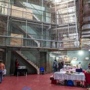 BNPS.co.uk (01202 558833)Pic: MaxWillcock/BNPSBuy and cell..Customers might find it hard to escape from a new indoor market - as it is being held in a former prison.The historic Dorchester Prison in Dorset is throwing open its cell doors
