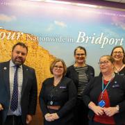 Nationwide in Bridport was visited by MP Chris Loder on Friday, May 19 who praised the branch's 'continued service' to people in the market town.