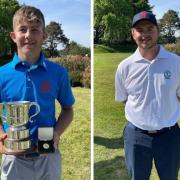 Lyme Regis teenager Zac Mudford, left, has won the County Championships