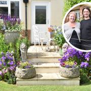 The overall winning garden was created and cared for by Alison Waterman and Richard Middleton