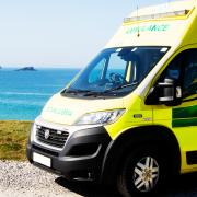 Ambulance on the coast