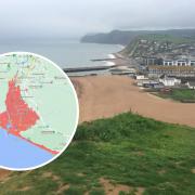 West Bay is at risk of being submerged by the sea and coastal flooding by 2030