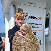 Aaron Chambers caught a brill weighing nearly three kilograms