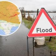 Flooding is expected in Dorset villages as water level rises more than 100 metres above sea level