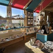 The gallery-style display will offer a selction of Christmas gift ideas from local artists