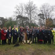 The ground breaking ceremony took place on Friday morning at the site in Alumhurst Road.