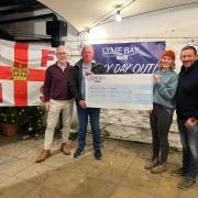 A cheque was presented to the charity at The Royal Standard last month